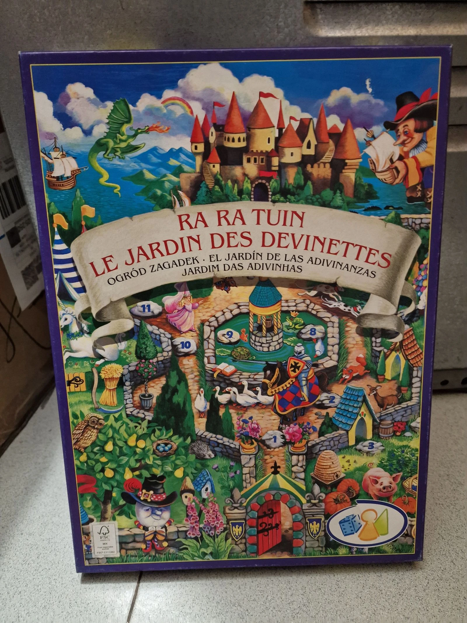 Juego de mesa infantil El Jardín de las Adivinanzas en muy buen estado – photo 2